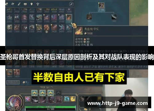 圣枪哥首发替换背后深层原因剖析及其对战队表现的影响 圣枪哥首发替换背后深层原因剖析及其对战队表现的影响