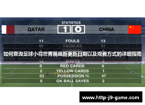 如何查询足球小将世青篇最新更新日期以及观看方式的详细指南 如何查询足球小将世青篇最新更新日期以及观看方式的详细指南